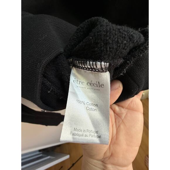 Être Cécile "Phone Home" Graphic Sweatshirt - Black - Petite/Small - Picture 5 of 5